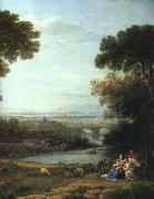 Claude Lorrain Landscape with the Rest on the Flight into Egypt oil painting on canvas